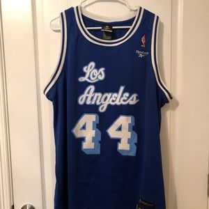 LOS ÁNGELES LAKERS VINTAGE JERRY WEST JERSEY